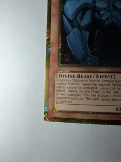 Yugioh Obelisk the Tormentor PGLD-EN030 Premium Gold 1st Edition (NM) - Image 2