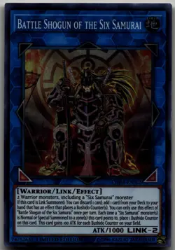 Battle Shogun of the Six Samurai Super Rare Chaos Impact CHIM-ENSE2 LP - Image 1