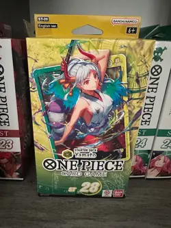 One Piece Starter Deck ST 28 Yamato Mat and Deck Only NO PACK - Image 1