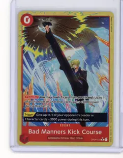 Premium Booster -The Best- Vol. 2 #OP04-016 Bad Manners Kick Course - Image 1