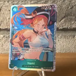 Bandai One Piece CCG Nami FILM/Straw Hat Crew Blocker 4 Cost 2000 OP14-031 - Image 1