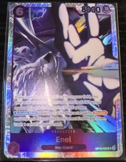 X3 One Piece Adventure On Kami’s Island Enel OP15-060 SR English NM - Image 1