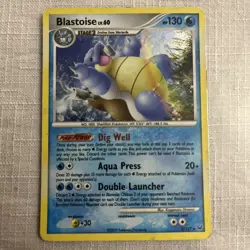 BLASTOISE Lv 60 - 2/127 Platinum Pokemon 2006 Rare Holo - MP - Image 1
