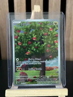 Applin 185/167 Illustration Rare SV06: Twilight Masquerade Pokemon TCG MINT - Image 1