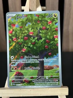 Applin 185/167 Illustration Rare SV06: Twilight Masquerade Pokemon TCG MINT - Image 2