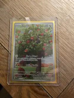 Pokemon TCG Applin Illustration Rare Card S&V Twilight Masquerade 185/167 - Image 5