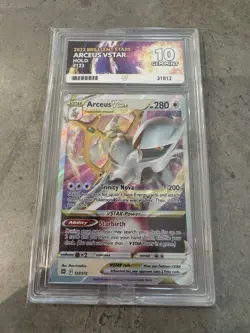 Arceus VSTAR 123/172 Brilliant Stars - English Ace 10 Pokemon TCG - Image 1