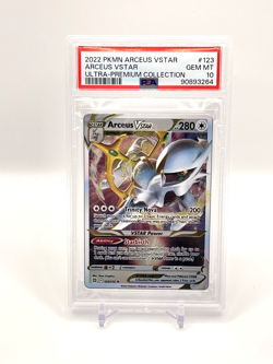 Pokemon PSA 10 Arceus Ultra Premium Collection Metal Arceus VSTAR 123/172 - Image 1