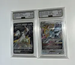 Pokemon Arceus V Ultra Premium Collection METAL Arceus VSTAR 123/172 V 122/172 - Image 1