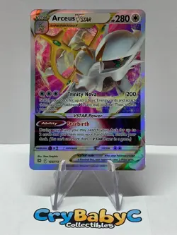 Pokemon Arceus VSTAR 123/172 Brilliant Stars Sword & Shield ULTRA RARE - Image 1