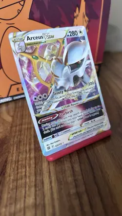Arceus VSTAR Brilliant Stars Holo Rare 123/172 Pokemon TCG - Image 2