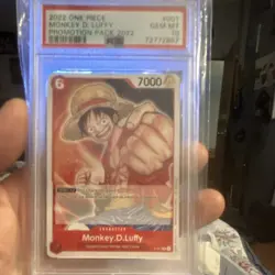 Bandai 2022 One Piece CCG Monkey.D.Luffy P-001 Promo Card PSA 10 Regular - Image 1