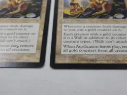Aurification x2 Onslaught Enchantment Magic the Gathering TCG Trading Card Mtg - Image 3