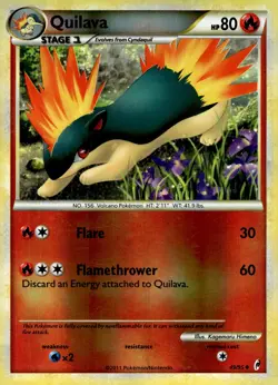 Quilava #49/95 Call of Legends NM or Better- REVERSE HOLO - Pokemon Card - Image 1