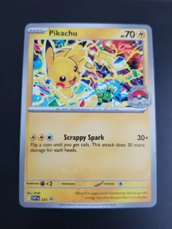 Pikachu Promo 2025 World Championships SVP EN 225 Pokemon Card Worlds NM - Image 1