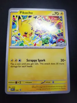 Pikachu Promo 2025 World Championships SVP EN 225 Pokemon Card Worlds NM - Image 2