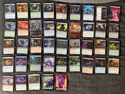 Magic the Gathering Teenage Mutant Ninja Turtles Lot of 42 Cards - Image 1