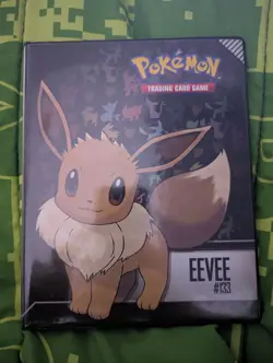 Pokemon Eevee Eeveelutions Ultra Pro 4 Pocket Card Binder - Image 1