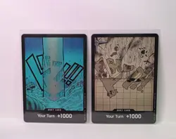 2x One Piece TCG Special DON! Card OP-15 DP-10 Dash Pack Sky Map & Blast. NM - Image 1