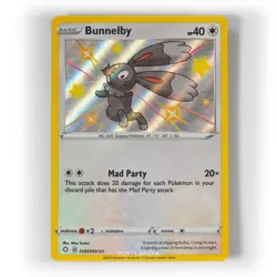 Pokemon - Bunnelby - SV097/SV122 - SWSH Shining Fates - Shiny Vault Card - Image 1