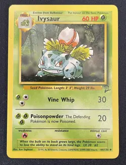 44/130 Ivysaur - Base Set 2 - Pokemon TCG Card - Unlimited Edition - Image 1