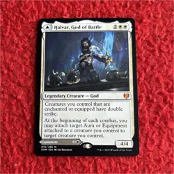 Wizards of the Coast Kaldheim Halvar & Sword of the Realms 2 Card Lot - Image 1