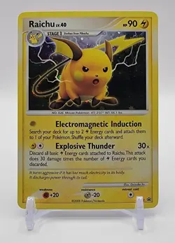 Pokemon TCG Raichu Holo DP21 Promo Card Lightly Played - Image 1