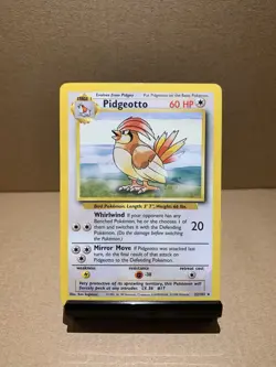 Pokemon Pidgeotto 22/102 Base Set 60 HP Rare Regular Stage 1 Card - Image 1