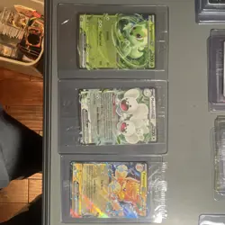 Pokemon Lot 3 ex Cards Sprigatito, Maushold, Pawmot Paldea Evolved Promo SEALED - Image 1