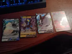 Pokemon TCG Sword & Shield Foil V Card Lot - Snorlax, Luxray, Dubwool, Frosmoth - Image 1