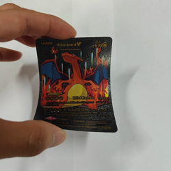 55PCS Pokemon Card Foil GOLD PACK 55 CARDS TCG GX Vmax GX Card Charizard Rare - Image 4