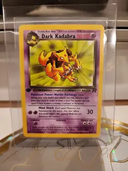 Pokemon TCG Dark Kadabra Card 39/82 Team Rocket 1st Edition New - Image 4
