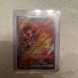 Pokemon TCG Moltres EX Team Rockets Card 229/182 Sir Destined Rivals - Image 1