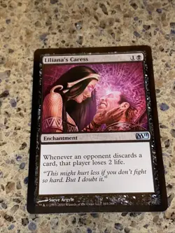Liliana's Caress 103 Core Set M11 Regular MTG TCG CARD NM - Image 1