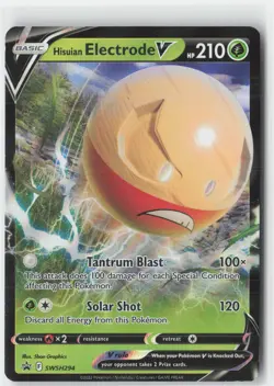 Hisuian Electrode V Promo SWSH: Sword & Shield Promo Cards SWSH294 NM - Image 1