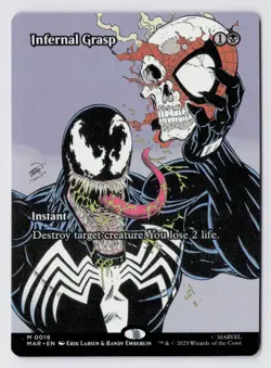 Magic The Gathering MTG: Spider-Man Infernal Grasp (Borderless) Regular Non-Foil - Image 1