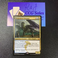 MTG - Dragonlord Silumgar - Dragons of Tarkir - Near Mint - Image 1