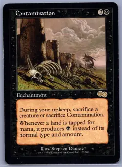 Contamination R Urza's Saga 123 MP Regular - MTG - Image 1