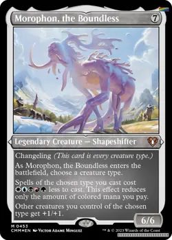 Morophon, the Boundless (Foil Etched) [CMM - 453] - NM [Foil] TCG MTG - Image 1