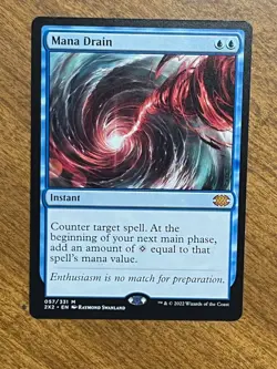 Mana Drain Double Masters 2022 MTG Magic 057 NM Non-Foil Instant - Image 1