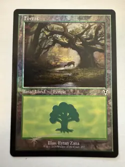 Forest (297) (Retro Frame) Innistrad Remastered NM+ Regular Foil - Image 2