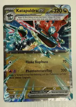 Pokemon Karte Katapuldra EX PRE 073/131 Prismatische Entwicklungen Deutsch NM - Image 1