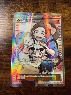 Pokemon Fan Club (106 Full Art) 106/106 Flashfire Holo LP-NM - Image 1