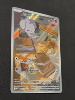 Espurr 095/088 – Perfect Order Illustration Rare Holo Pokemon Card NM/M - Image 3