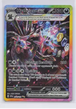 Pokemon Hydreigon ex 240/191 Sv08: Surging Sparks Special Illustration Rare NM - Image 1