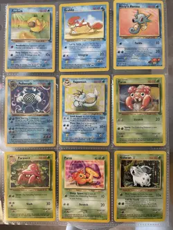 Pokemon TCG Vintage 9 Card Lot SOLD AS PICTURED Psyduck, Poliwrath, Vaporeon etc - Image 1