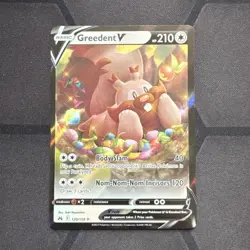 Pokemon TCG Greedent V Sword & Shield - Crown Zenith 120/159 Holo Ultra Rare - Image 1