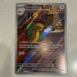 Pokemon Gumshoos Illustration Rare Holo 153/132 Me01 Mega Evolution 100HP - Image 1