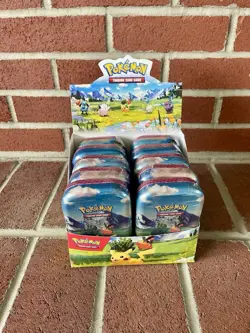 Pokemon TCG Ascended Heroes Mini Tin Display AND Lot Of 10 Mini Tins - Image 1
