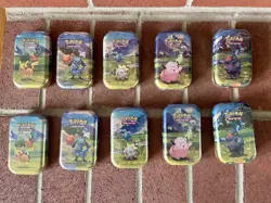 Pokemon TCG Ascended Heroes Mini Tin Display AND Lot Of 10 Mini Tins - Image 2